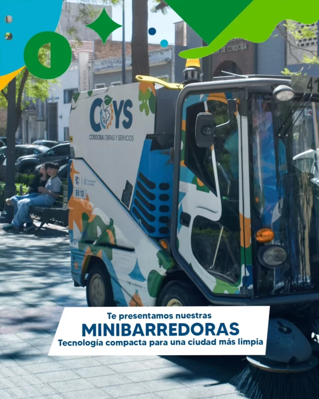 ¿Conocías estos datos de nuestras Minibarredoras? Desde el COyS trabajamos con diferentes servicios para que la ciudad brille como los cordobeses merecen ✨️

#CórdobaHace #CórdobaSigue