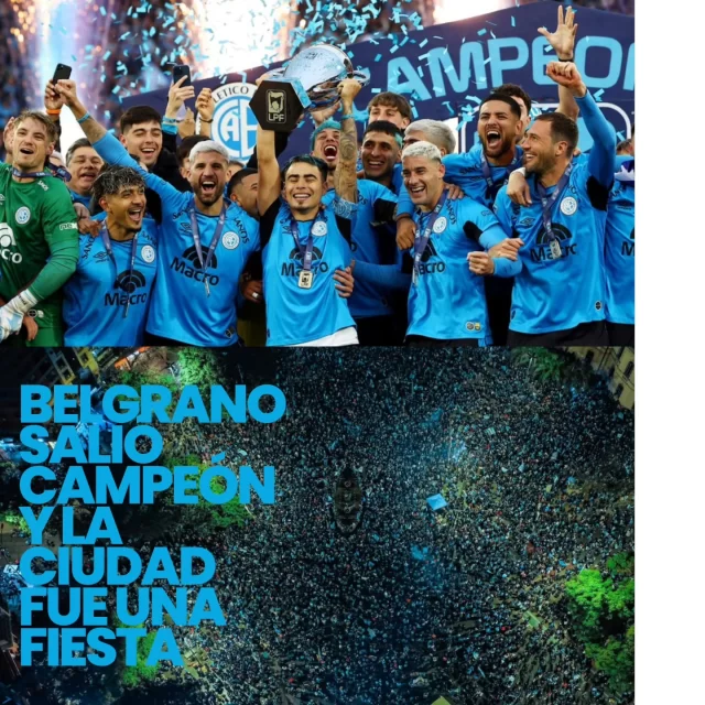 ¡La ciudad fue una fiesta y nuestro equipo dejó el alma en la cancha! 🏆💙

Mientras los hinchas festejaban a Belgrano campeón, nosotros nos pusimos la 10 para que Córdoba amaneciera impecable. 🧼🚚

Pasión por el fútbol, compromiso con la limpieza. ¡Deslizá para ver cómo dejamos todo en orden después del triunfo del pirata! 👉✨

#CordobaHace #CórdobaSigue