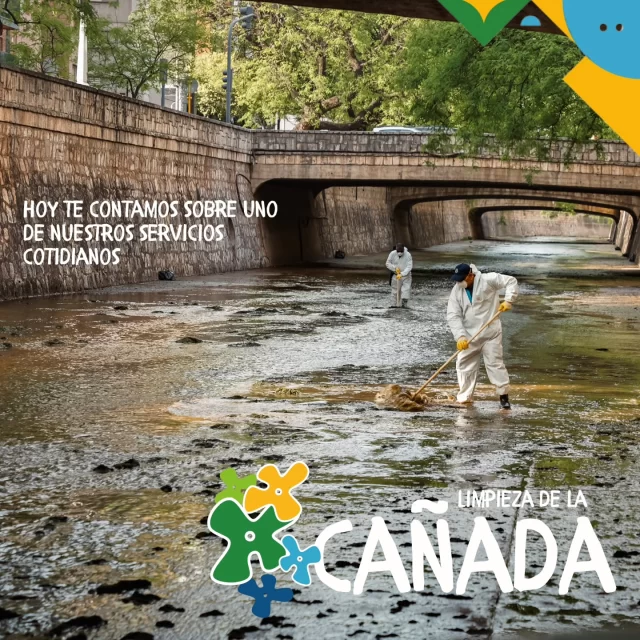 📍¿Sabías todo lo que hacemos en la Cañada? Mantener limpio este espacio emblemático de la ciudad es trabajo diario que nos llena de orgullo.