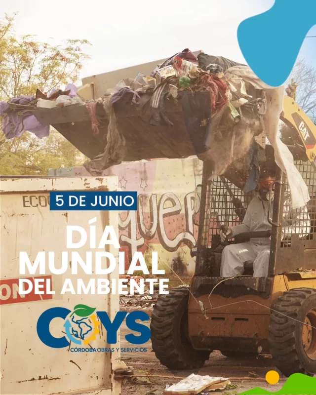 🌿 ¡5 de Junio: Día Mundial del Ambiente! 🌍

Hoy celebramos el día de nuestra Casa Común y desde COyS reafirmamos nuestro compromiso diario con su cuidado y preservación, a través de acciones concretas.

Porque cuidar el Ambiente no es cosa de un día, es una tarea constante que empieza por mantener nuestros espacios limpios, sanos y seguros.

¡Sumate vos también a esta misión! Cada acción cuenta, por pequeña que parezca. ♻️🌍