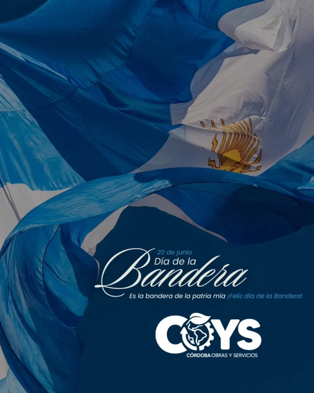 Orgullosos de honrarte todos los días con servicio, trabajo y dedicación, querida bandera. ¡Feliz día! 

#20deJunio 🇦🇷❤️